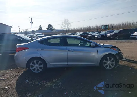 2011 Hyundai Elantra Limited from USA, damaged, VIN 5NPDH4AE7BH021414